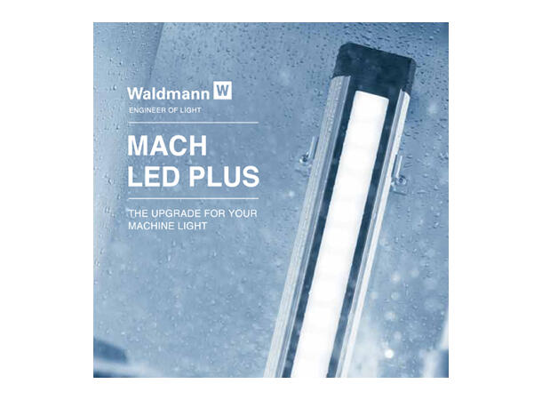 Waldmann 113 051 000 MQAL24N L370 mm Machled PLUS LED 15W 100-240V / 50-60MHz 